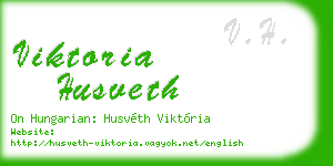 viktoria husveth business card